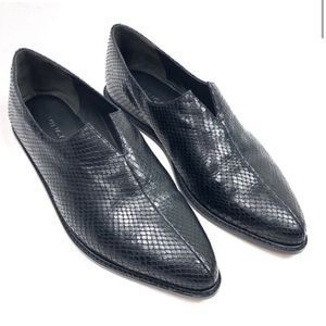 Vince Porto Flats in embossed snakeskin—rare!